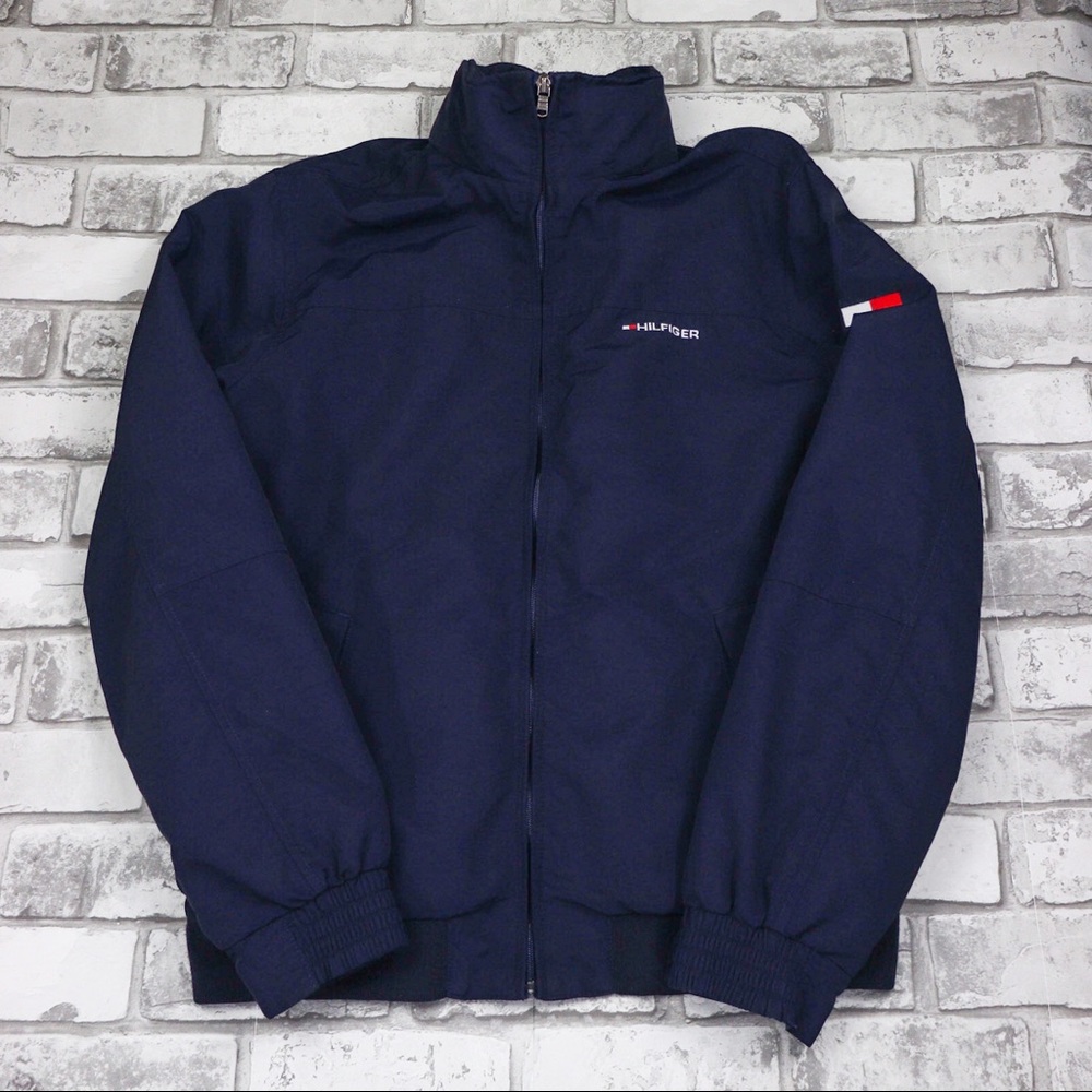 Tommy Hilfiger Mens Blue Yacht Full Zip Jacket